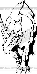 Rhinoceros - vector image