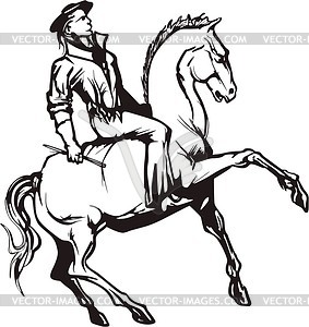 Horseman - vector image