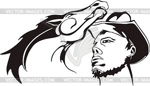 Cowboy - vector clip art