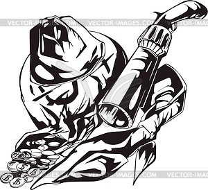 Gangster - vector clipart / vector image