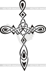 Tribal cross - vector clipart