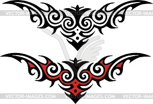 Symmetrical tattoo - vector image