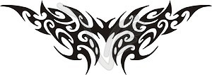 Symmetrical Tattoo - Vector Clipart