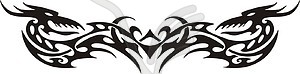 Symmetrical tattoo - vector EPS clipart