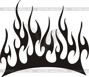 Tribal flame - vector image