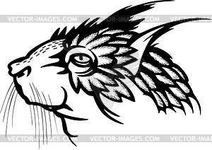 Animal tattoo - vector image