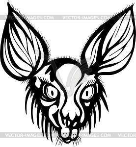 Animal tattoo - vector clip art