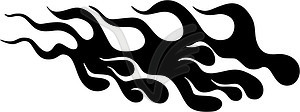 Flame - vector clip art