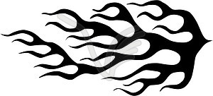 Flame - vector clip art