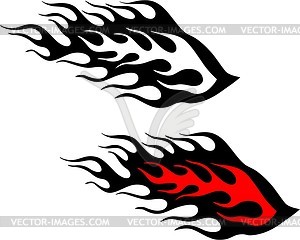 Flame - vector clipart / vector image