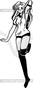 Girl - vector image