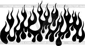 Flame - vinyl EPS vector clipart