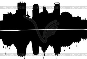 Minneapolis skyline - vector image