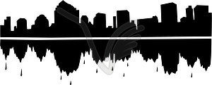 New York skyline - vector image