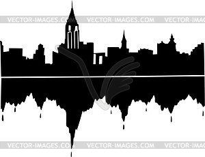 New York skyline - vector clipart