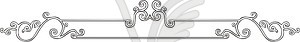 Slim decorative panel - vector image