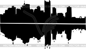 Skyline von Pittsburgh - Clipart-Design