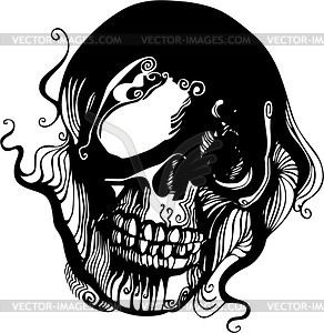 Skull tattoo - vector image