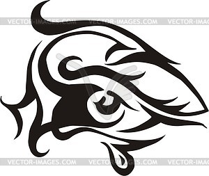 Eye tattoo - vector clipart