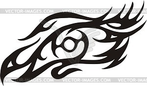 Eye tattoo - vector image