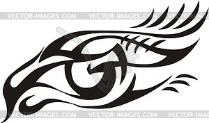 Eye tattoo - vector image