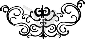 Ornamental vignette - vector image