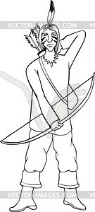 American Indian - vector clip art