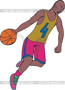 Basketball-player - vector EPS clipart