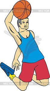 Basketball-player - vector clip art