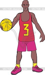 Basketball-player - vector clipart