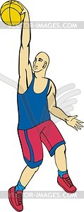 Basketball-player - vector clipart