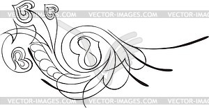 Complex ornamental pinstripe - vector image