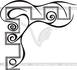 Ornamental corner - vector clipart