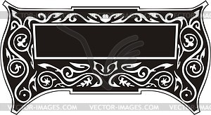 Ornamental panel - vector clipart