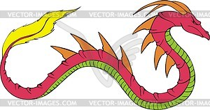 Dragon - vector image