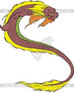 Dragon - vector image