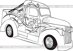 Hot rod - vector EPS clipart