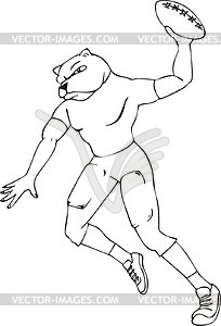 Sport mascot - vector image