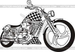 Motorcycle - vector clip art