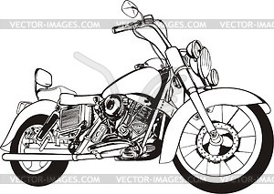 Motorcycle - vector clipart / vector image