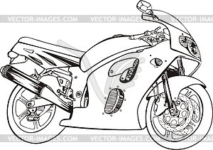 Motorcycle - vector image