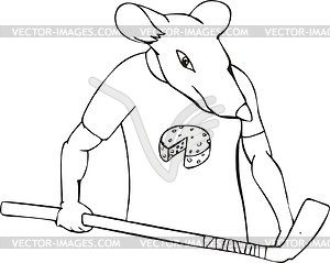 Mouse mascot - vector clipart