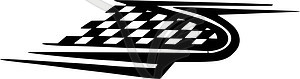 Racing flags - vector clipart