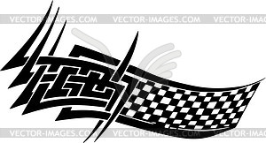 Racing flags - royalty-free vector image