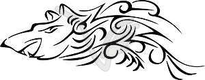 Rat tattoo - vector clipart