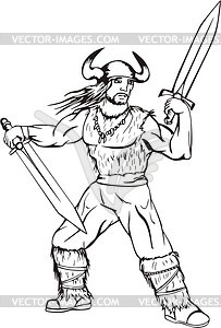 Viking - vector image