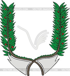 Wreath - vector image