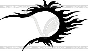 Flame tattoo - vector clipart