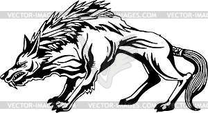 Wolf - vector image