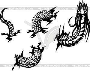 Worm monster - vector clipart